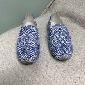 Floafers Kids Prodigy Driver Crayola Blue Scribble Water Shoes Size 4
